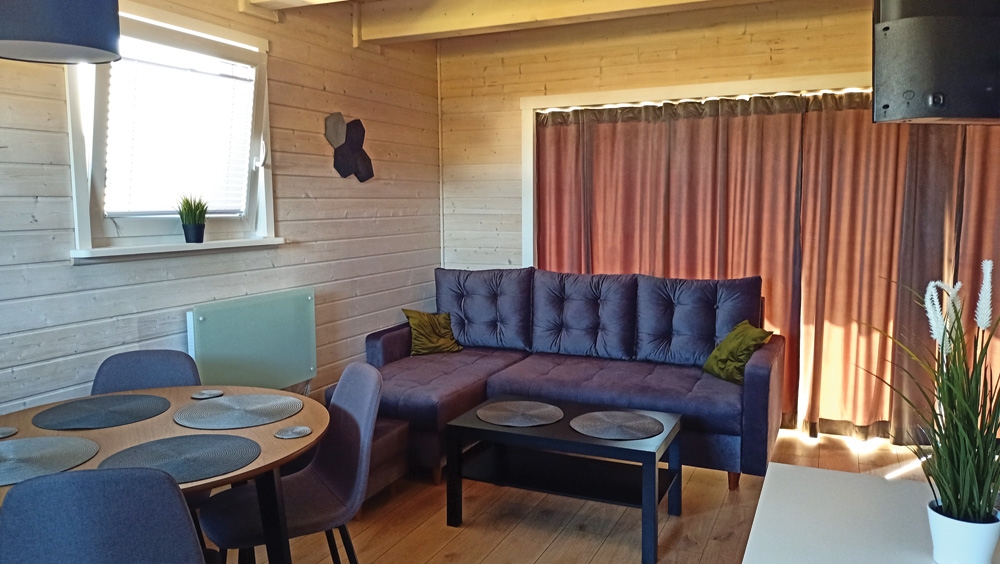 Słoneczne Chatki salon