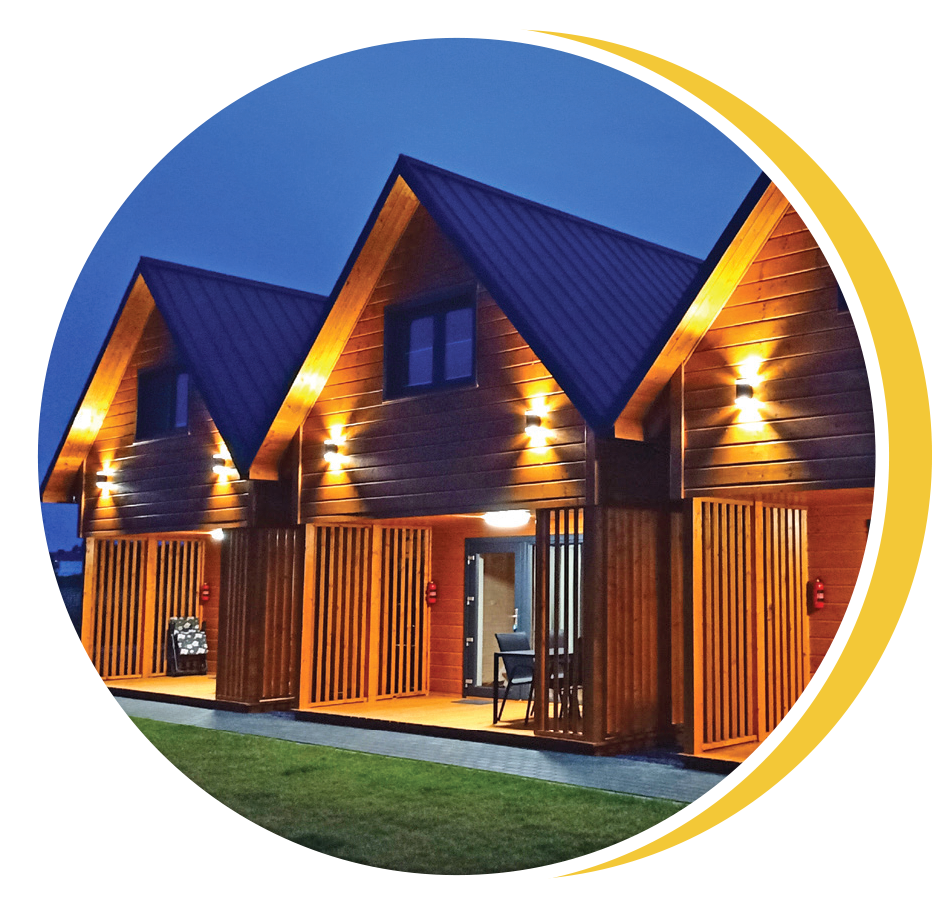 Słoneczne Chatki baner