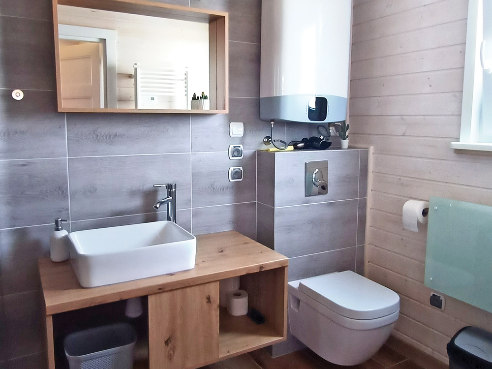 Słoneczne Chatki łazienka